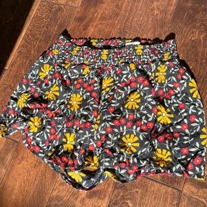 Urban Outfitters Flowy Shorts- Flower Pattern